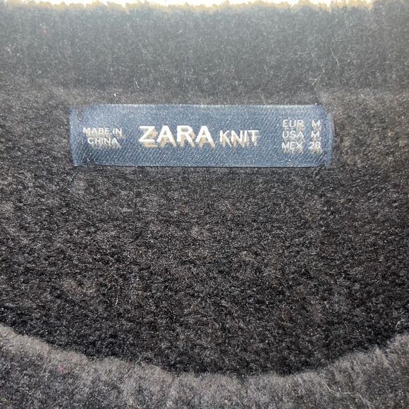 ✨Black Zara Oversized Chunky Knit Crew
Neck Long Sleeve Sweater✨ - Picture 9 of 9